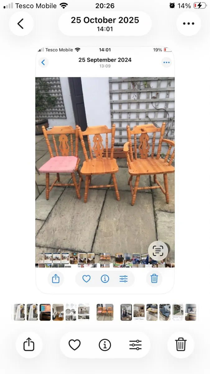 Pine chairs