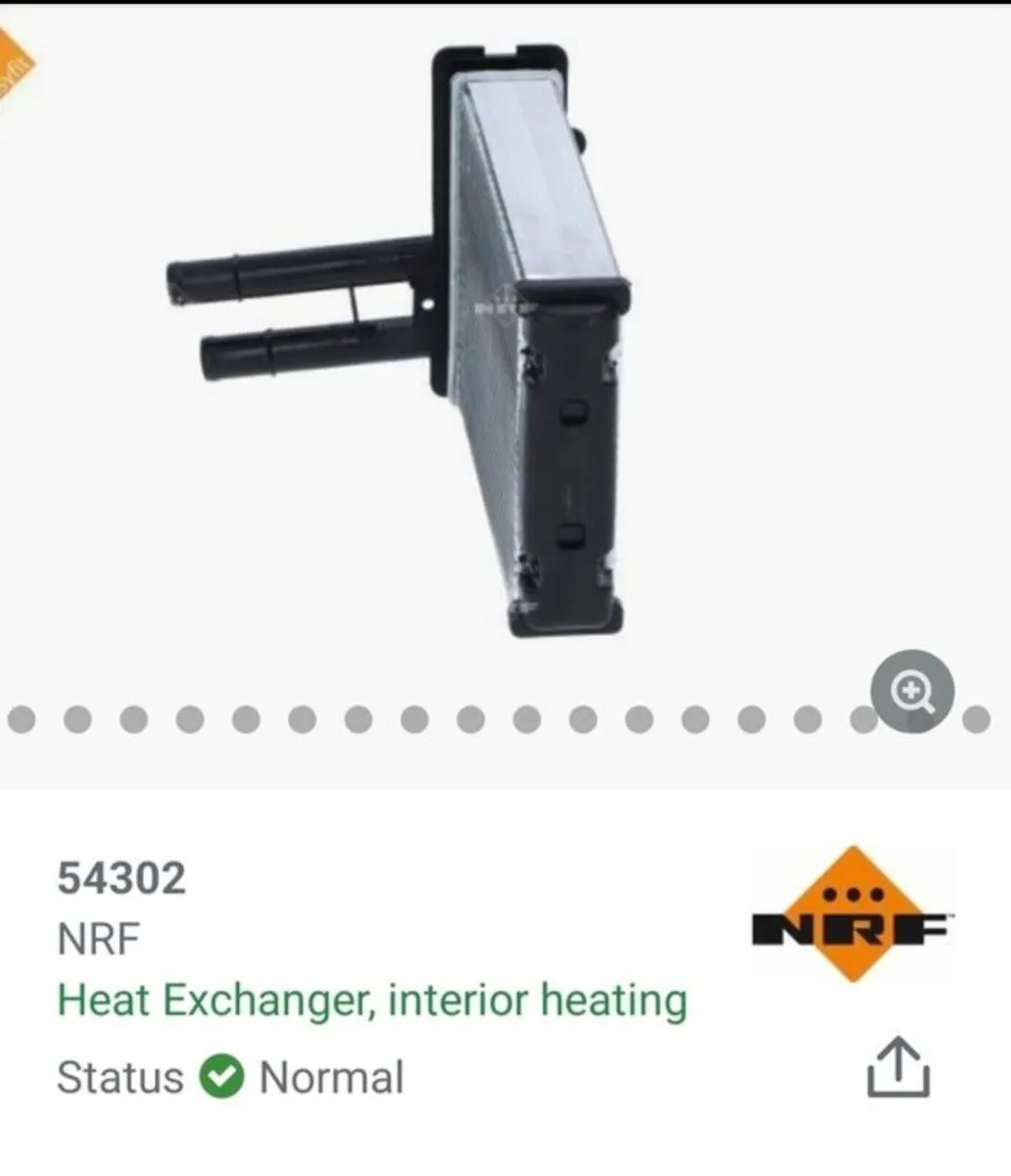 VW Audi Skoda Heat Exchanger, interior heating - Image 3