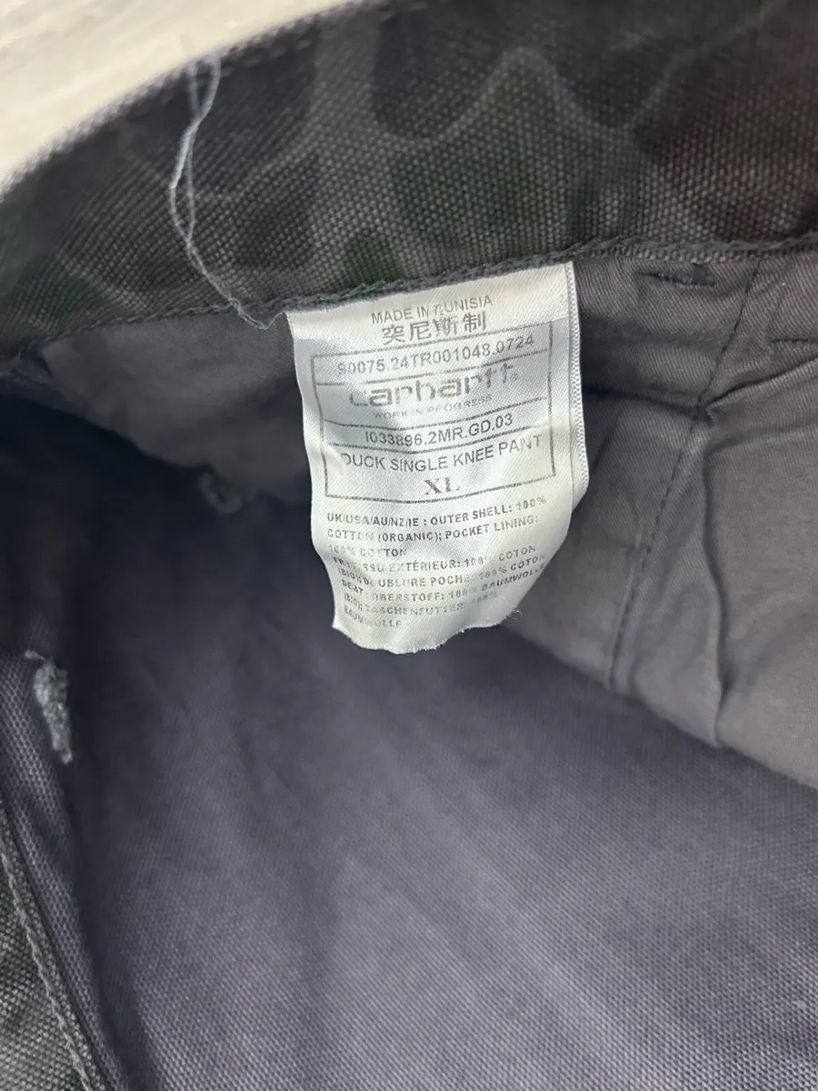 Carhartt Duck Camo Canvas Carpenter Pants XL - Image 4