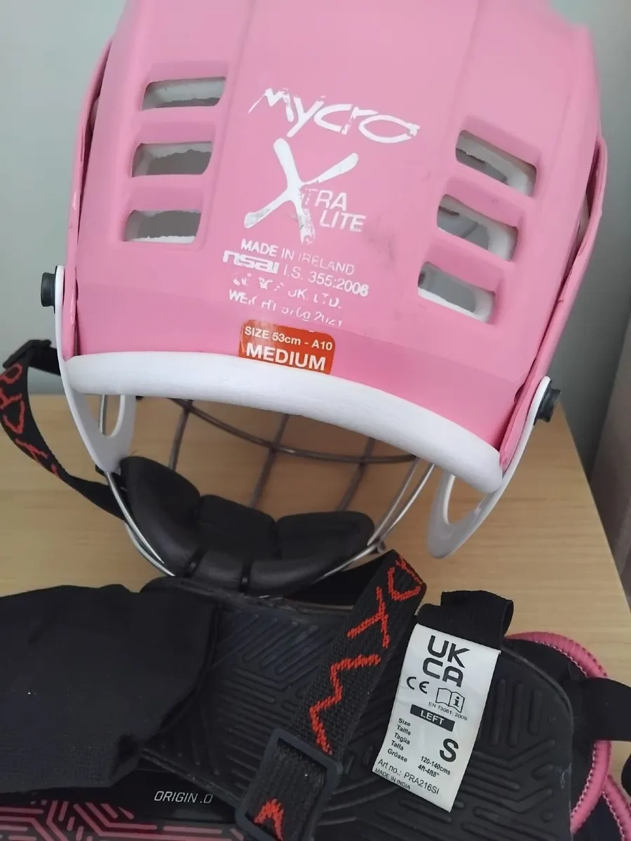 Mycro Helmet Junior and Forearm Guards - Image 1