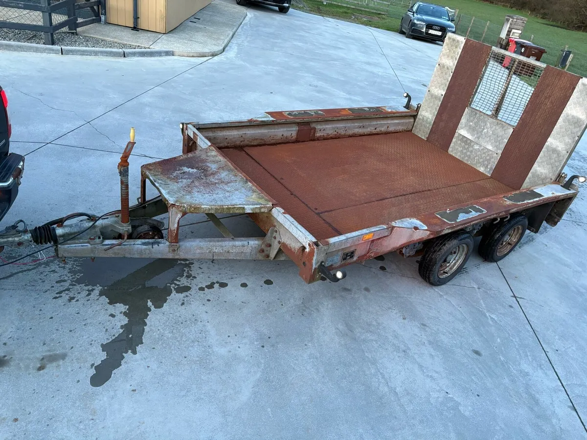 10 x 6 plant trailer Ifor Williams - Image 2