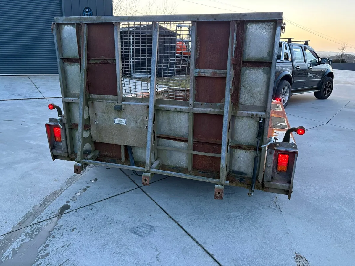 10 x 6 plant trailer Ifor Williams - Image 3