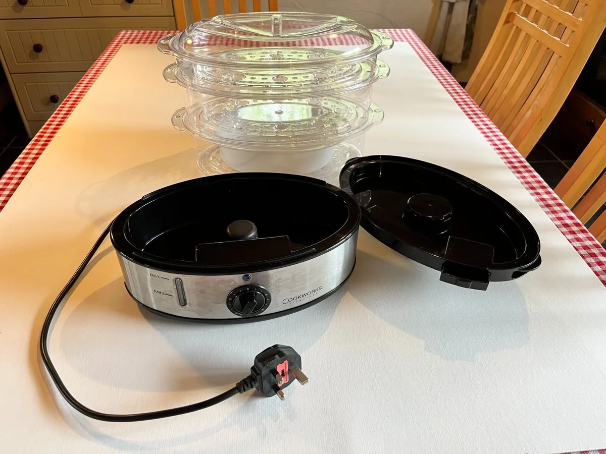 Cookworks 3-Tier Electric Food Steamer - Image 2