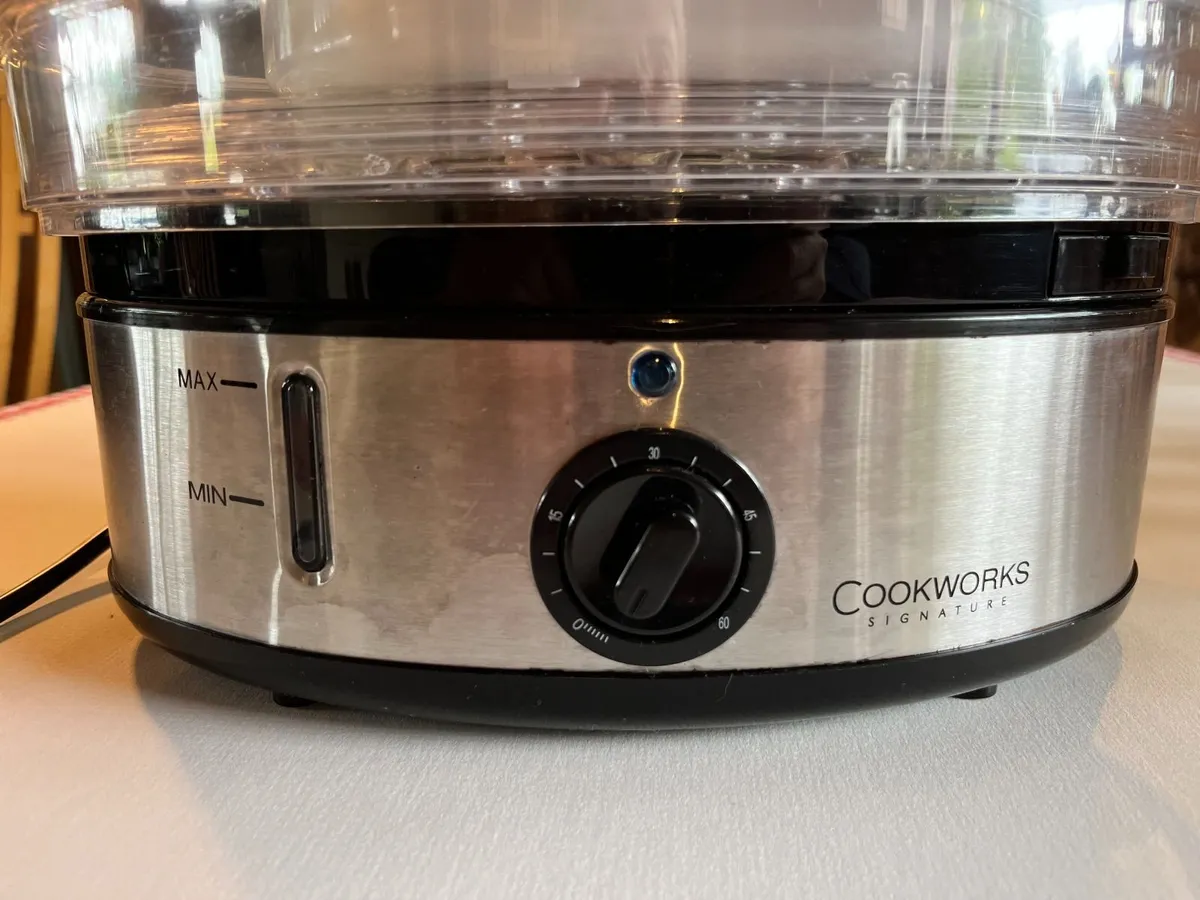 Cookworks 3-Tier Electric Food Steamer - Image 3