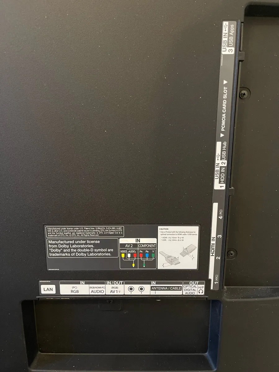 55” LG TV and TV Stand - Image 4