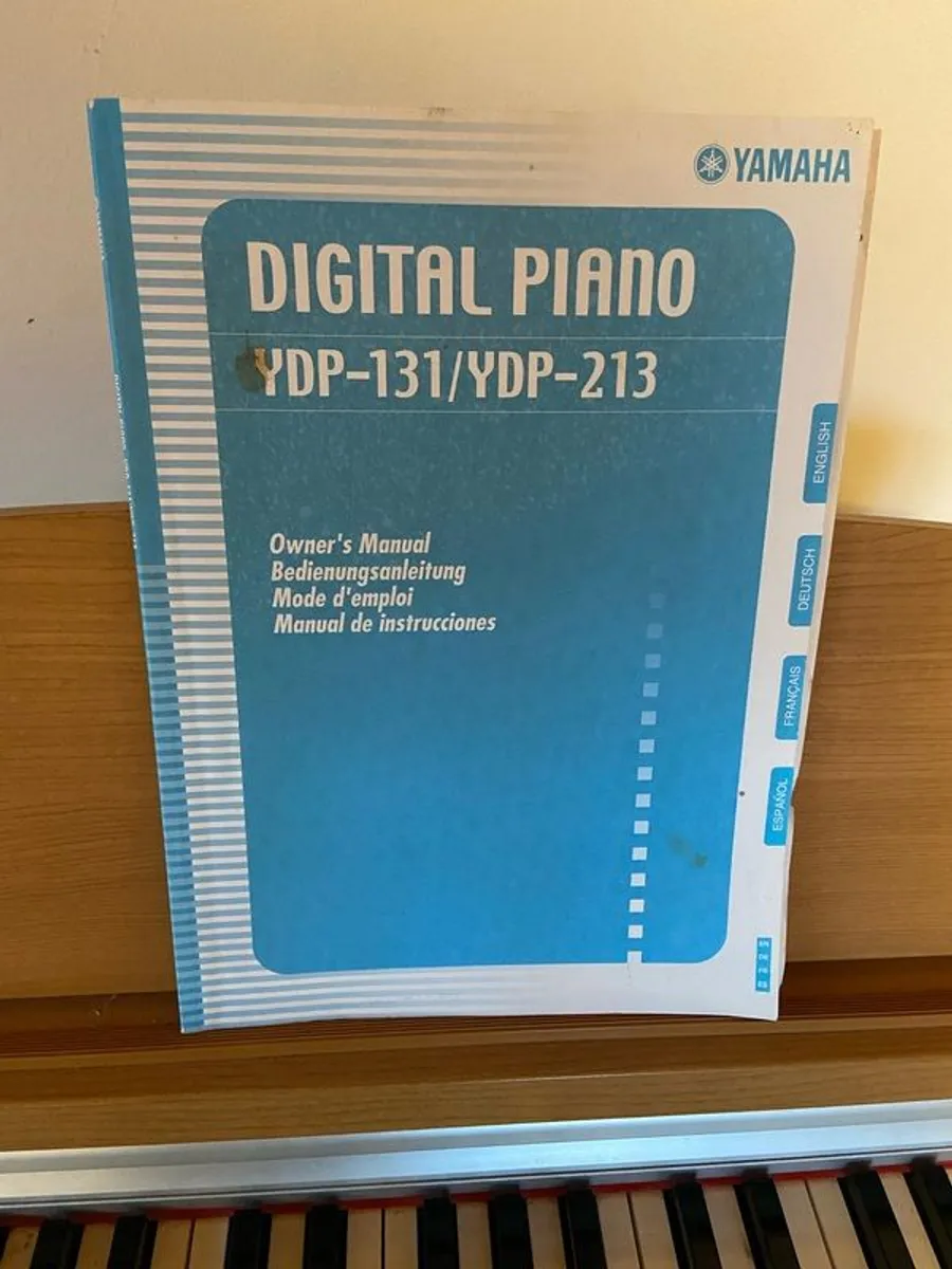 Yamaha piano and stool - Image 2