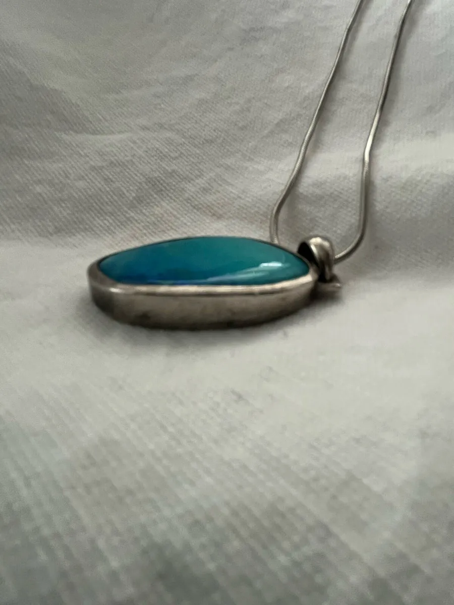 Australian Opal pendant- sterling silver - Image 2
