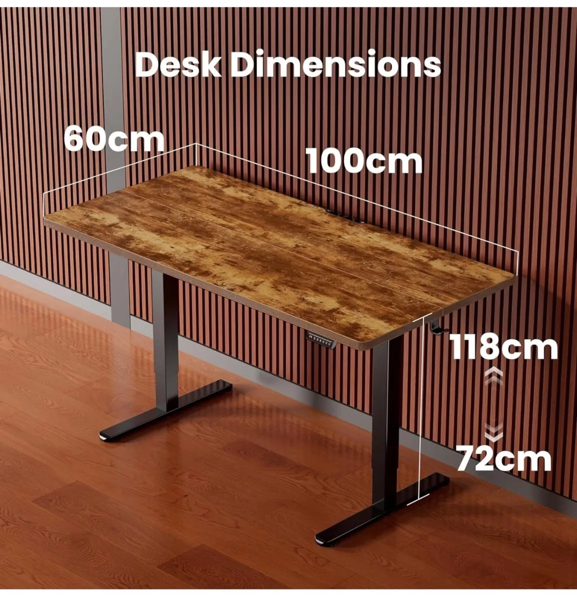 Shape Rectangular Desk design Computer Desk, Stand - Image 2