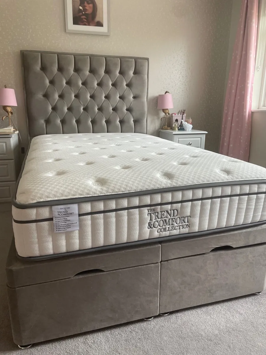 4ft ottoman Bed & Mattress - Image 1