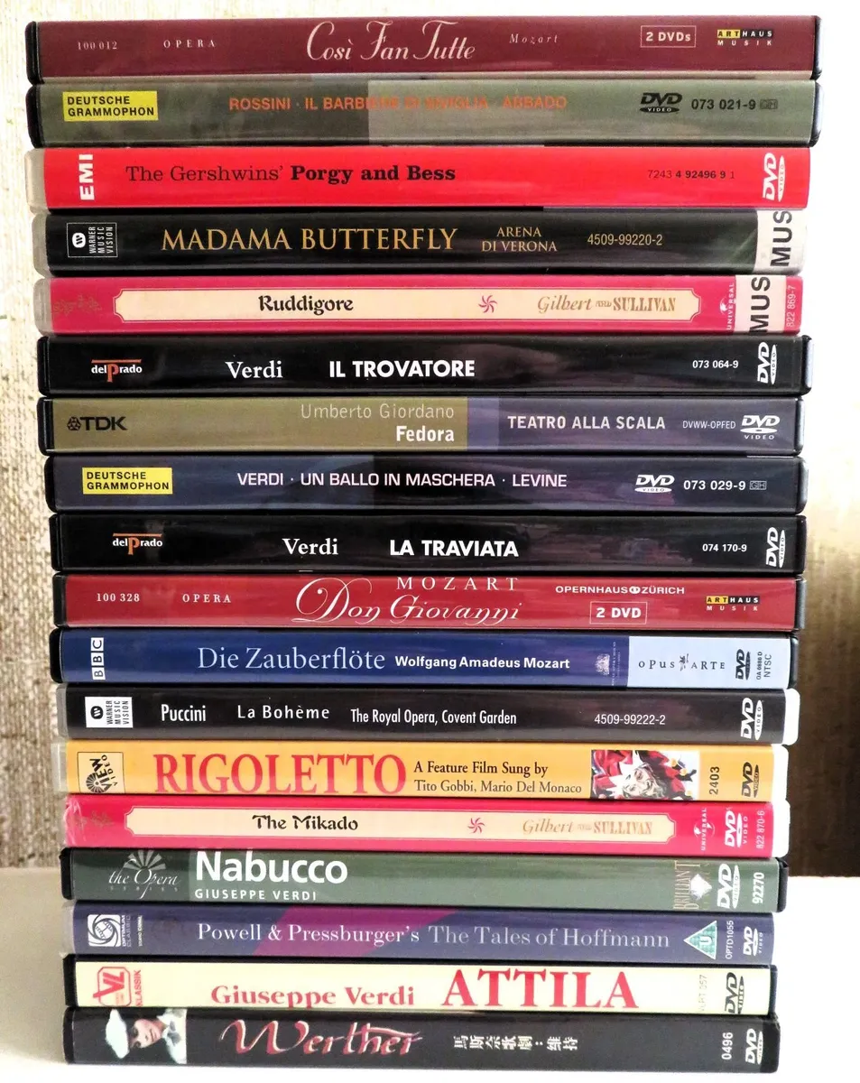Opera DVDs - FREE - Image 1