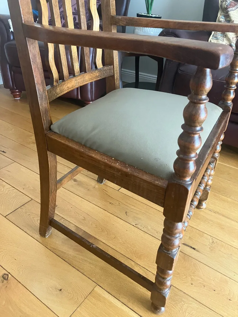 Hardwood Carver Chair - Image 3