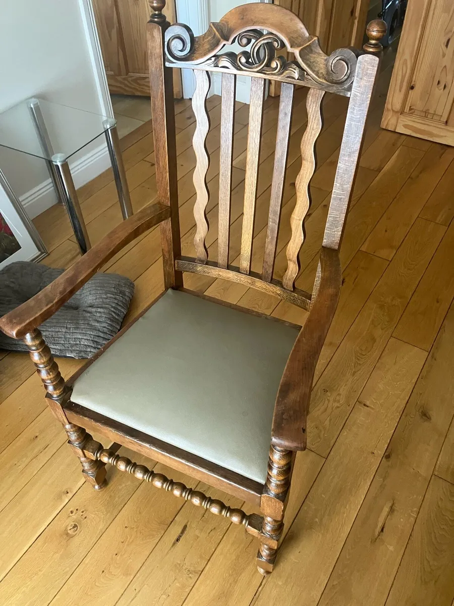 Hardwood Carver Chair - Image 1