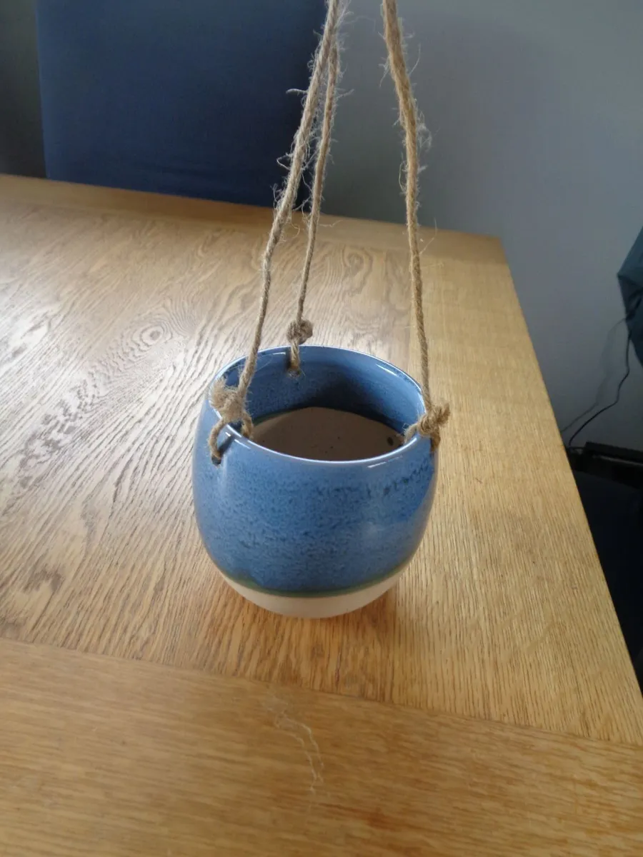 Ceramic Hanging Plant Holder for Sale - Image 1