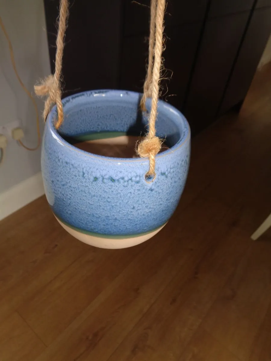 Ceramic Hanging Plant Holder for Sale - Image 2