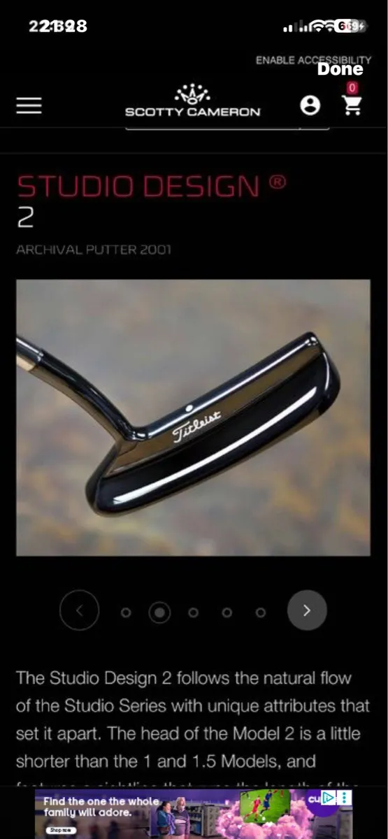 Scotty Cameron Studio Design Putter - Image 1