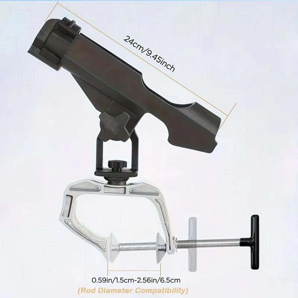 Fishing rod holder for boat - Image 1