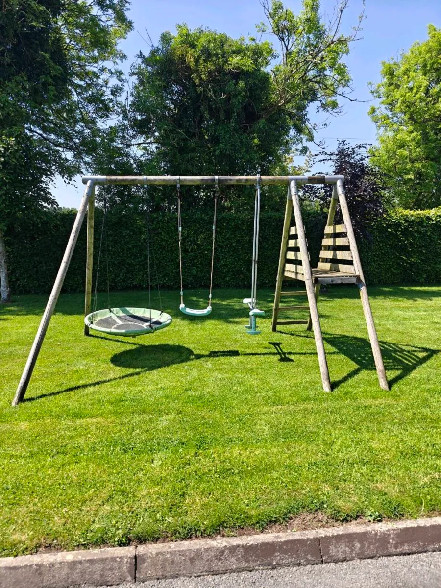 Playground swing , slide set - Image 2