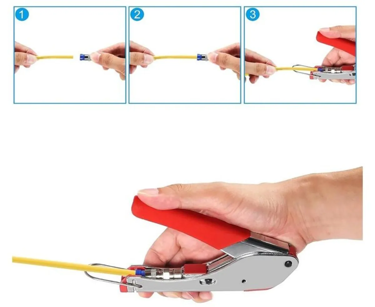 Coax Cable Crimper /Coaxial Cable Compression Tool - Image 3