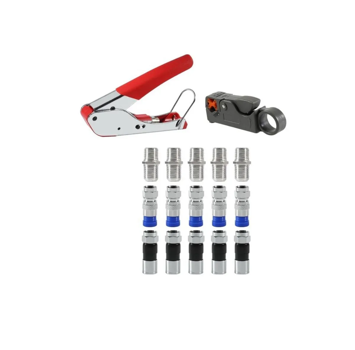 Coax Cable Crimper /Coaxial Cable Compression Tool - Image 1