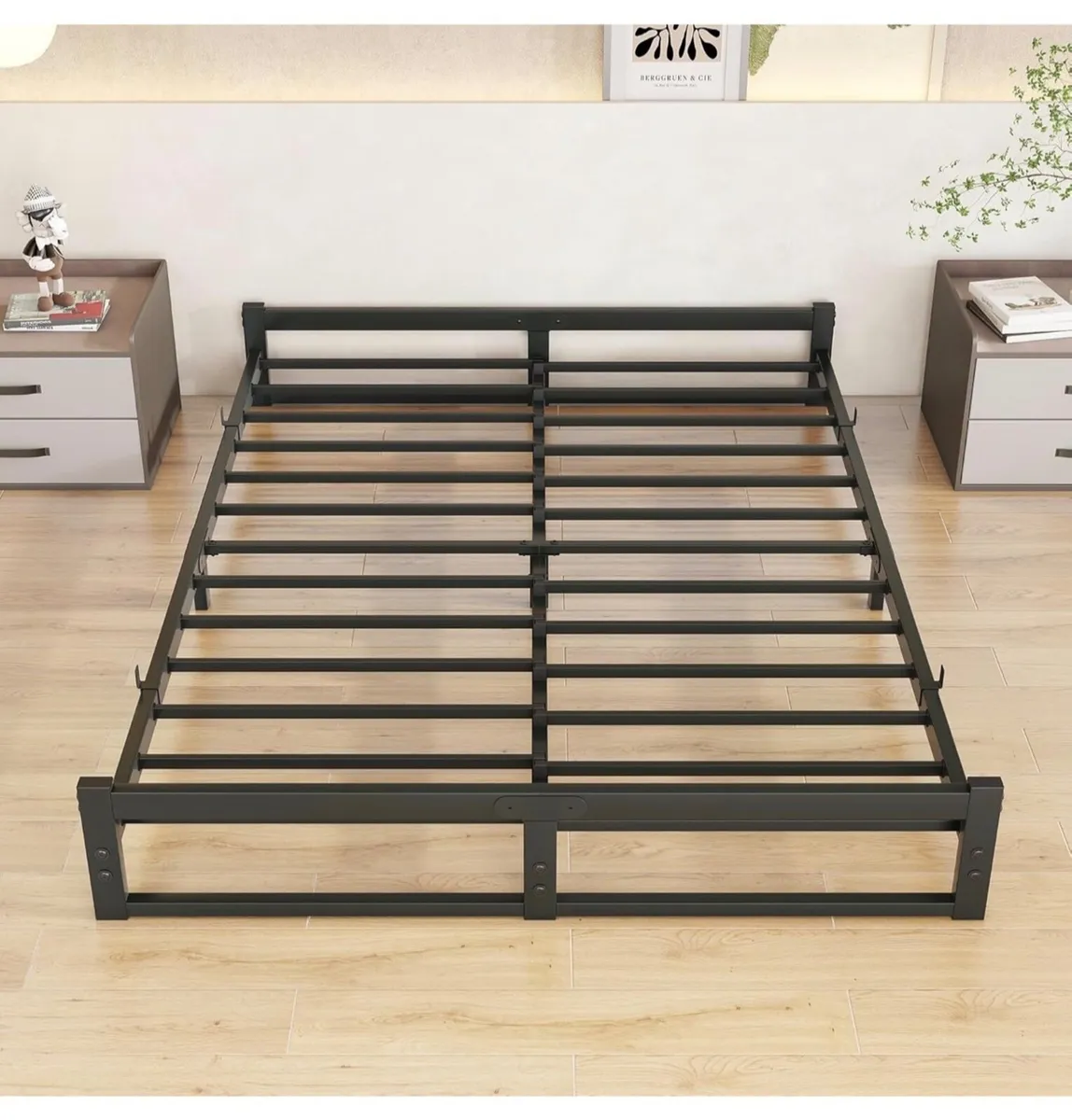 King Size Bed Frame,5ft Floor Bed Frame King Size - Image 3