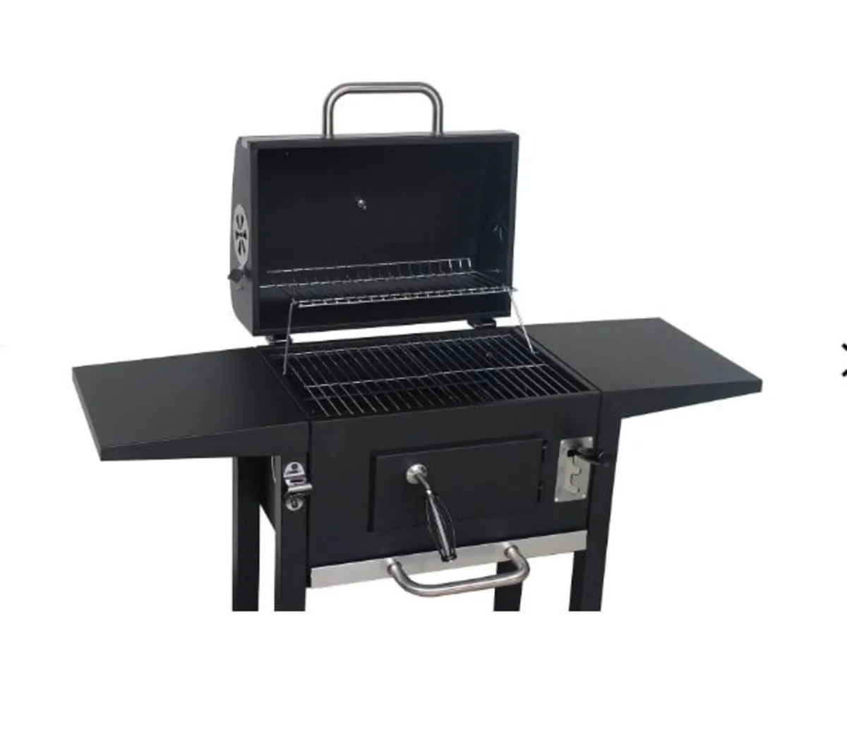 Alvaro Large Charcoal Garden Grill with Lid - Image 4