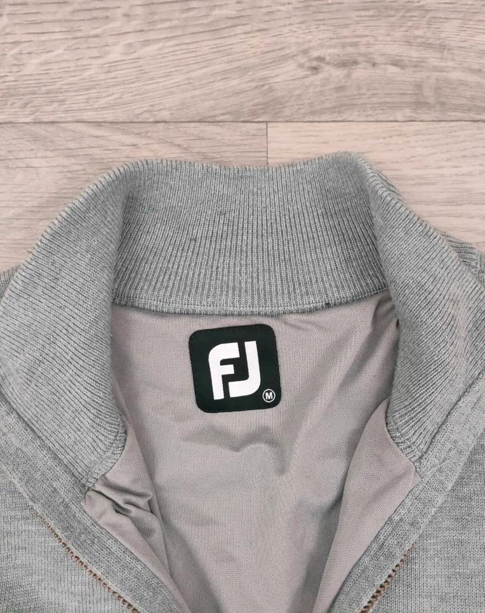 FootJoy FJ Half Zip Golf Jumper Mens Medium - Image 4