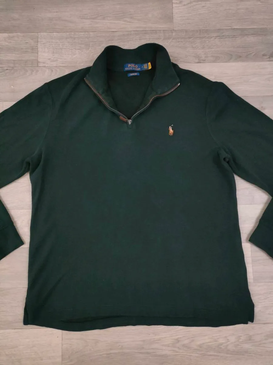 Polo Ralph Lauren Half Zip Jumper Mens Medium - Image 2