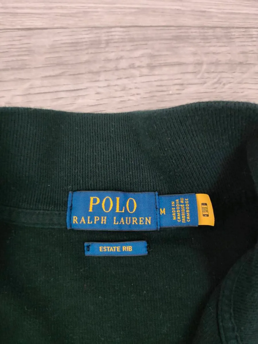 Polo Ralph Lauren Half Zip Jumper Mens Medium - Image 4