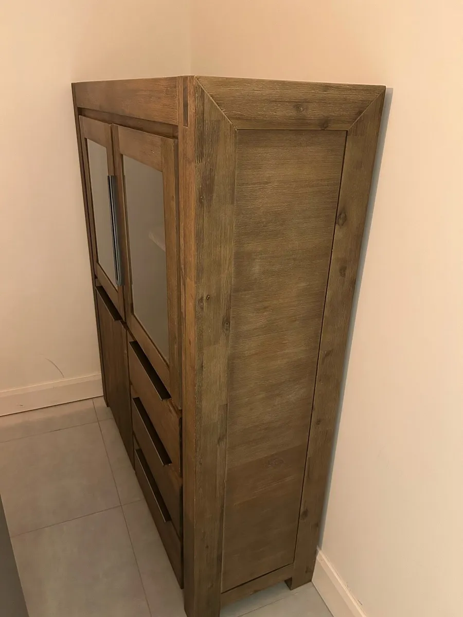 Solid Acacia Wood Kitchen Dresser - Image 3
