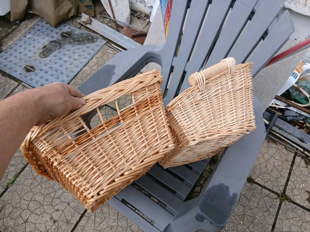 Wicker baskets 10 each - Image 3