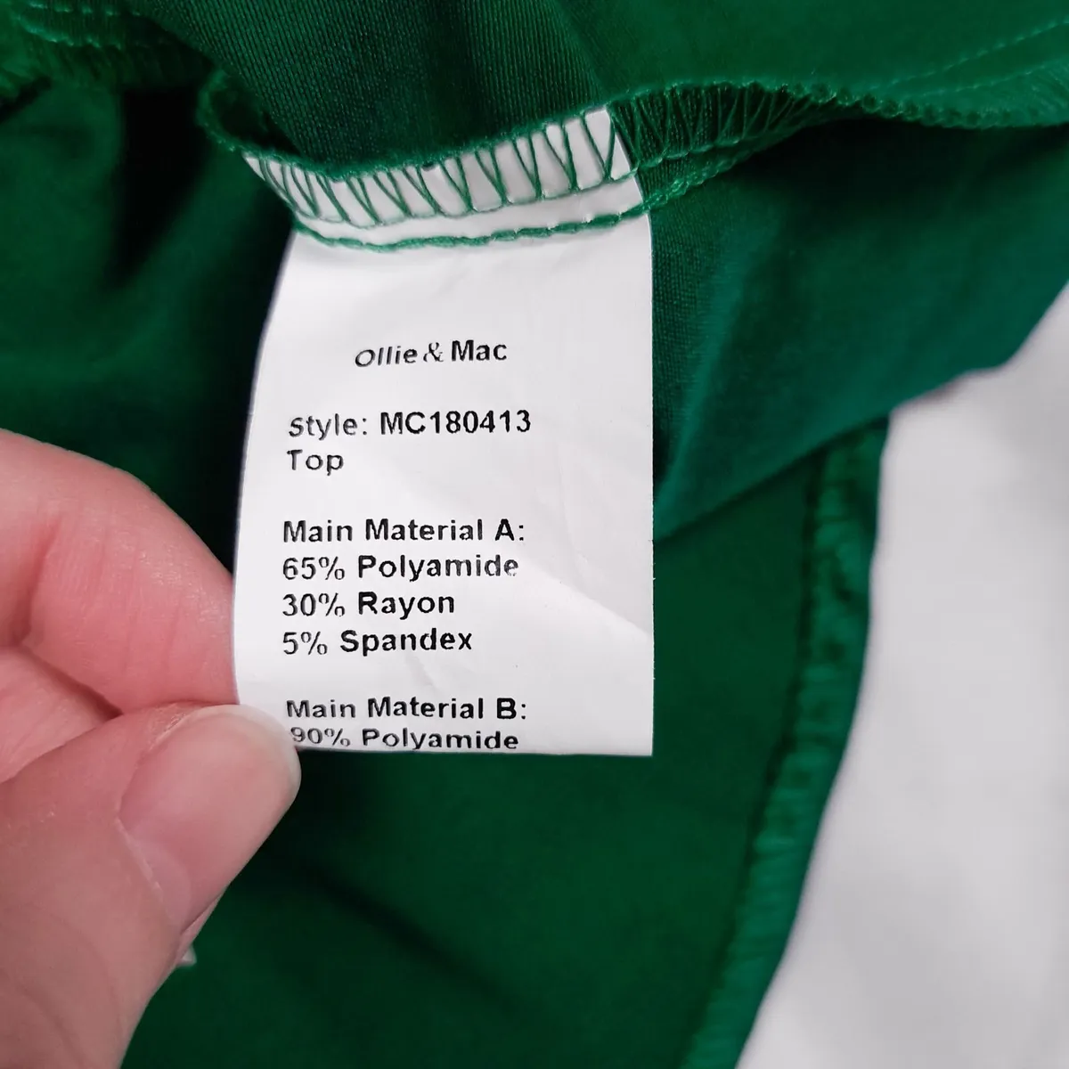 Ollie & Mac Green Top Skirt Co-ords 14UK/42EU - Image 2