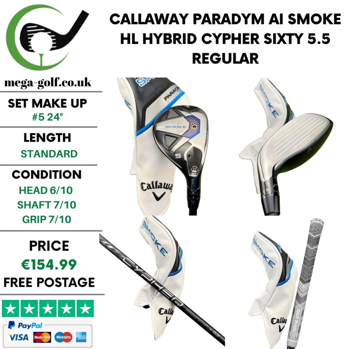 Callaway Paradym Ai Smoke HL Hybrid / #5 24° - Image 1