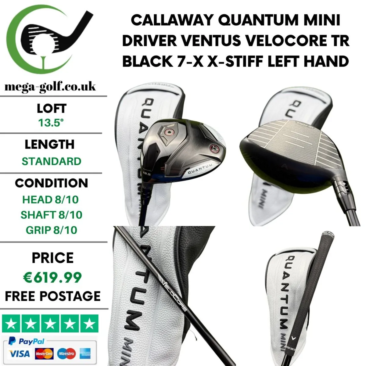 Callaway Quantum Mini Driver / 13.5° / X-Stiff - Image 1