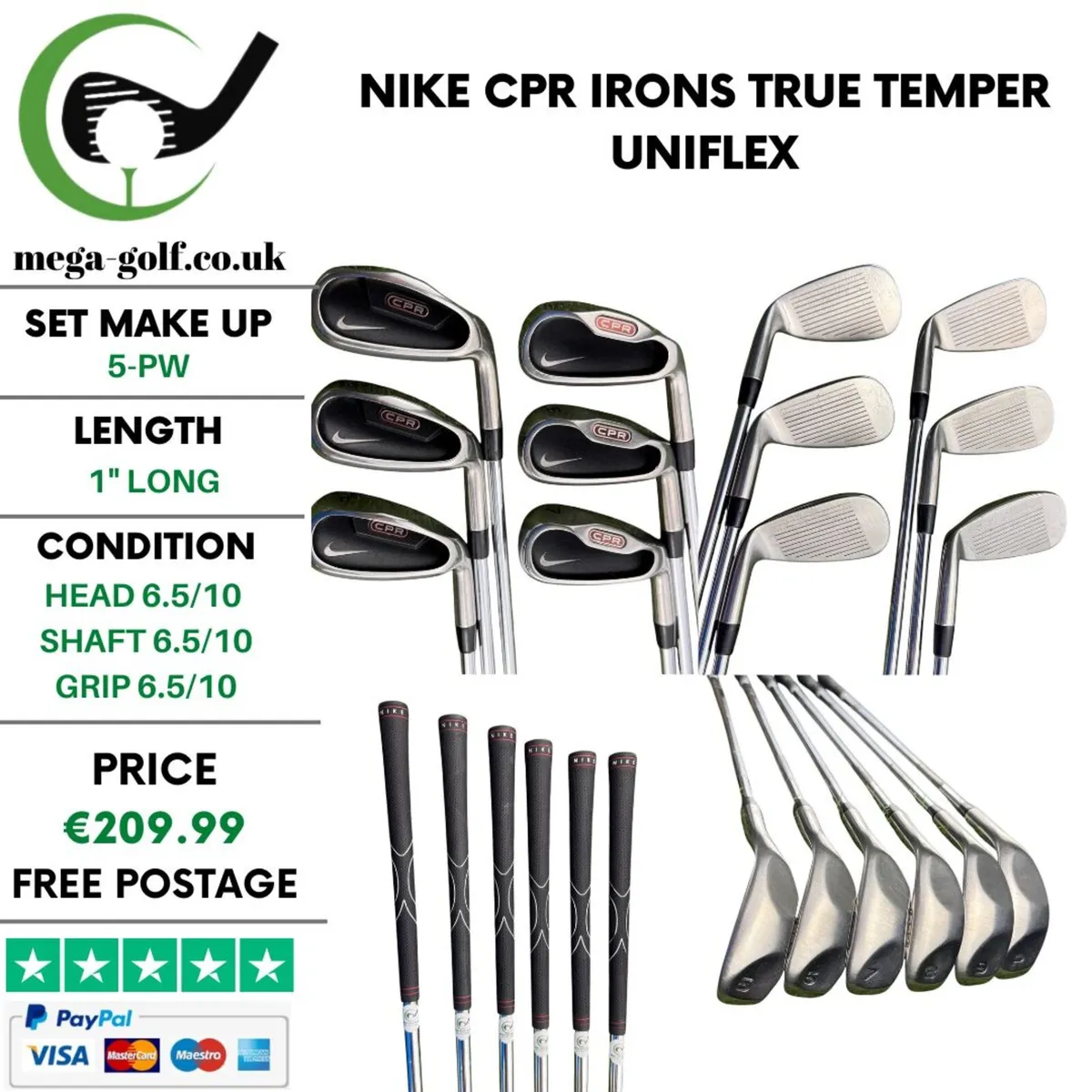 Nike CPR Irons / 5-Pw / True Temper Uniflex - Image 1