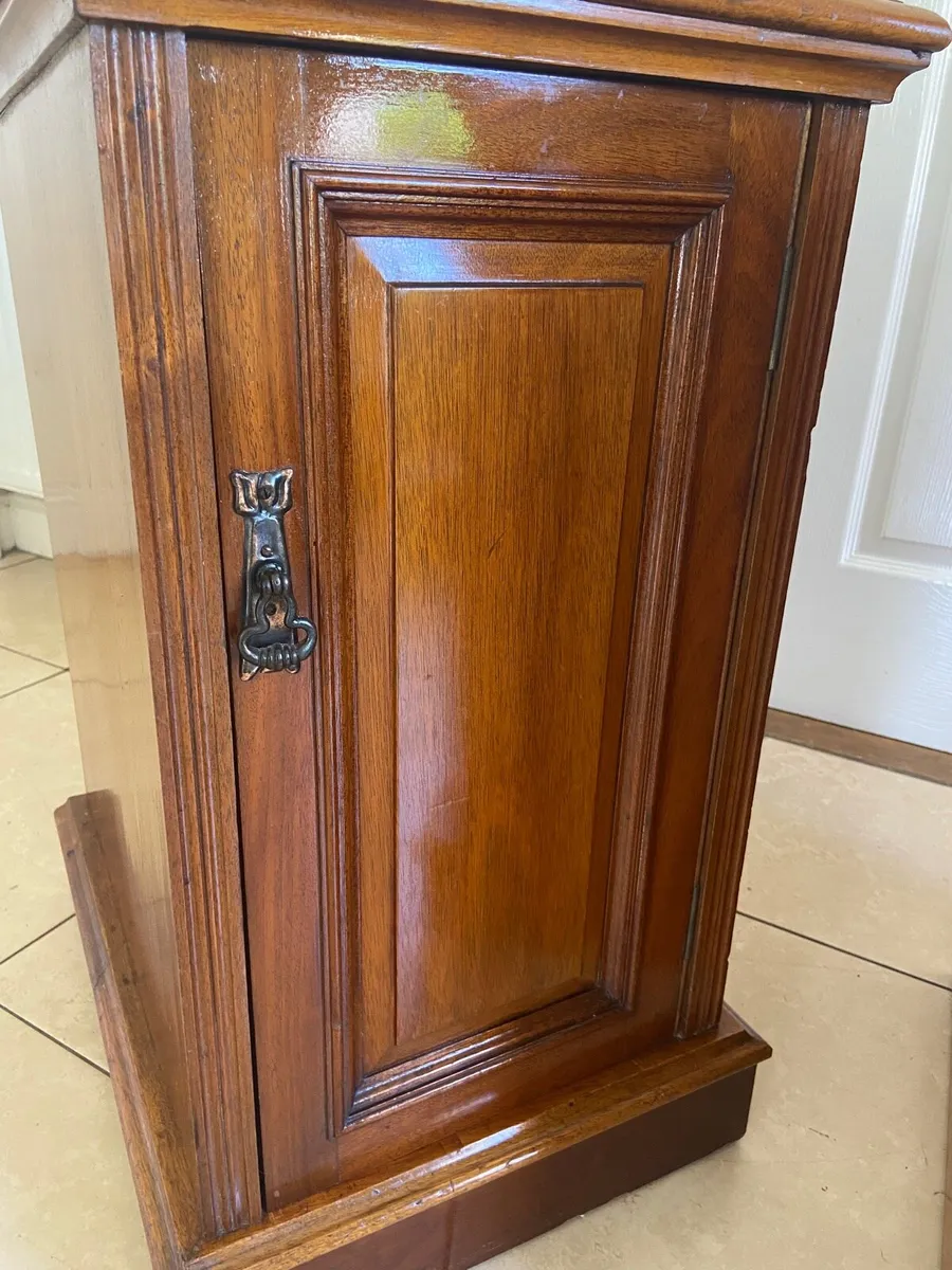 Victorian bedside cupboards - Image 2