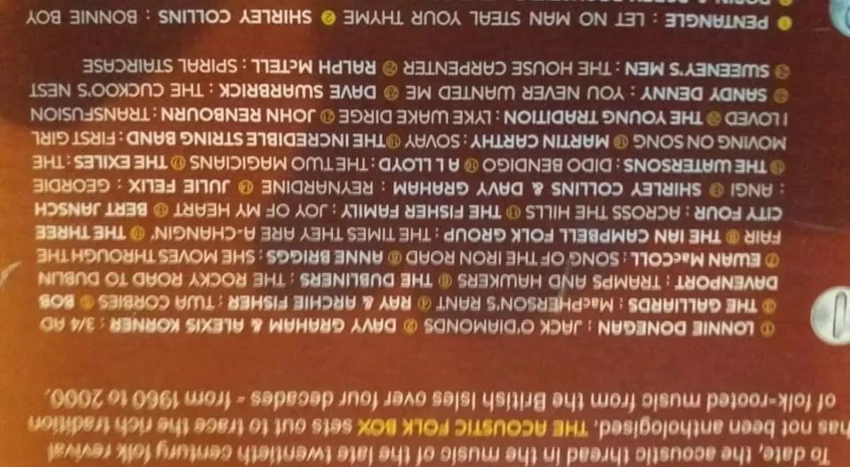 4 Folk CD Compilation Box Set - Image 3