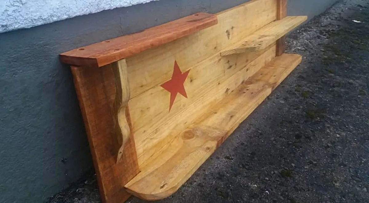 NEW Rustic Floating Shelf Display / Storage - Image 3