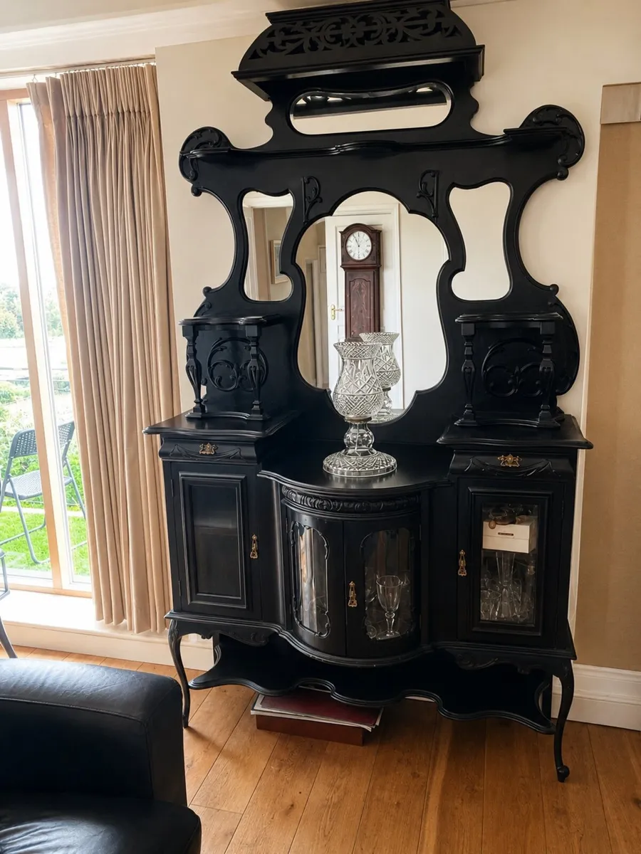 Antique Victorian Display Cabinet / Sideboard - Image 1