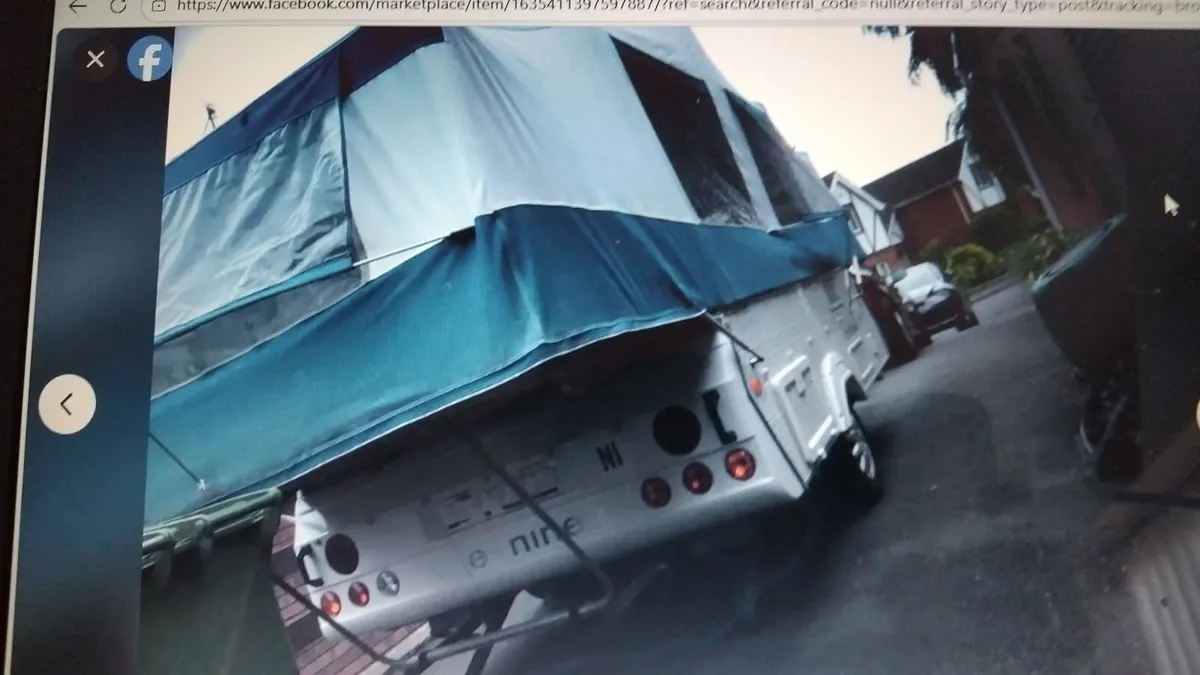 trailer tent folding camper - Image 2