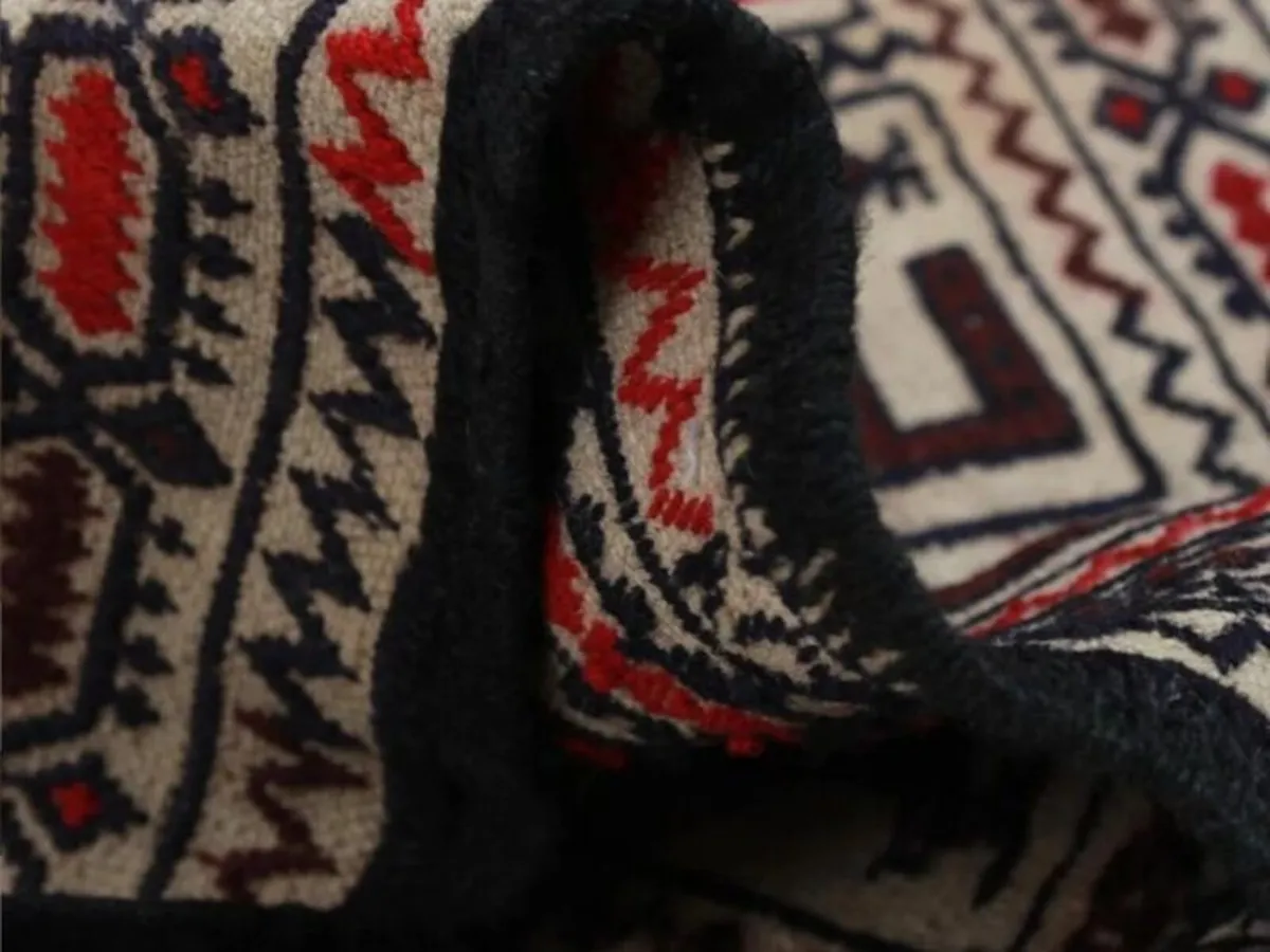 Authentic Wool Kilim Rug Afghan Tribal Design - Image 3