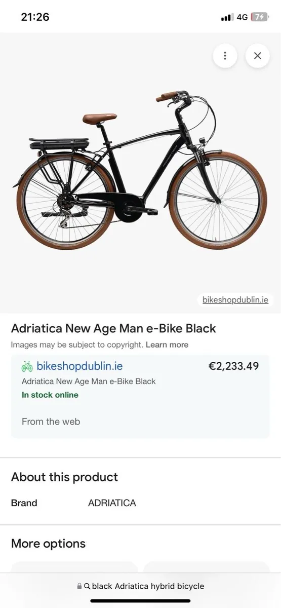 Electric bicycle for sale - Image 3