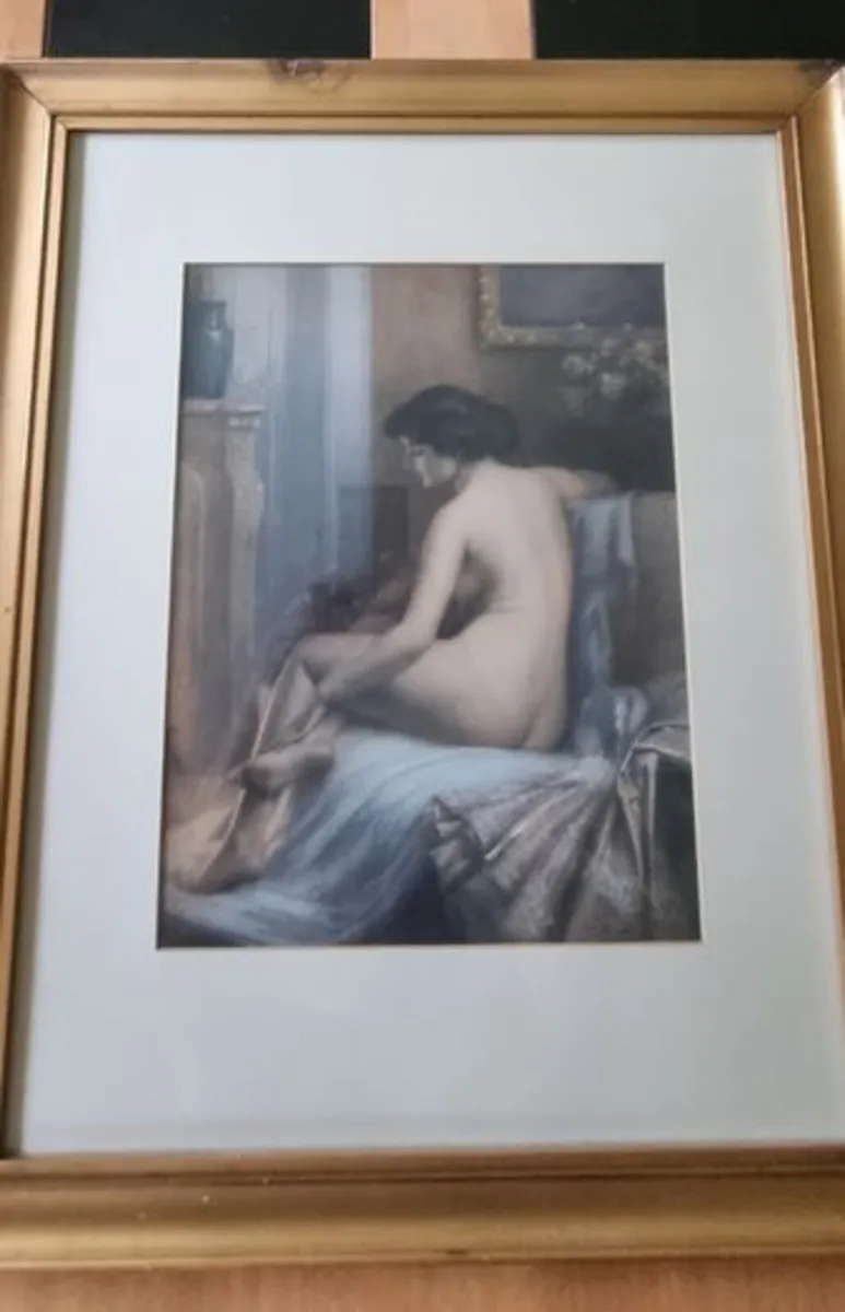 Vintage French Art Nude - Image 1