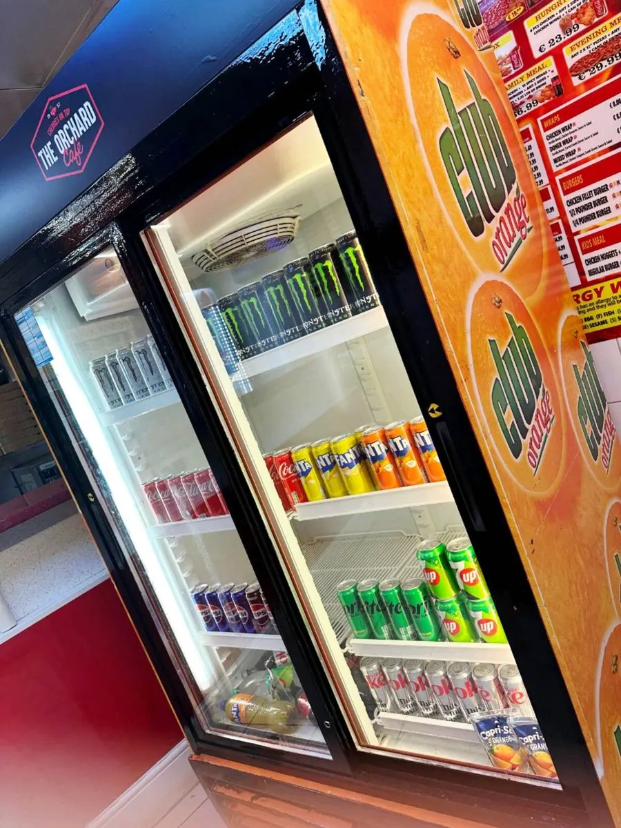 Commercial Double Glass Door Drinks Fridge - Image 4