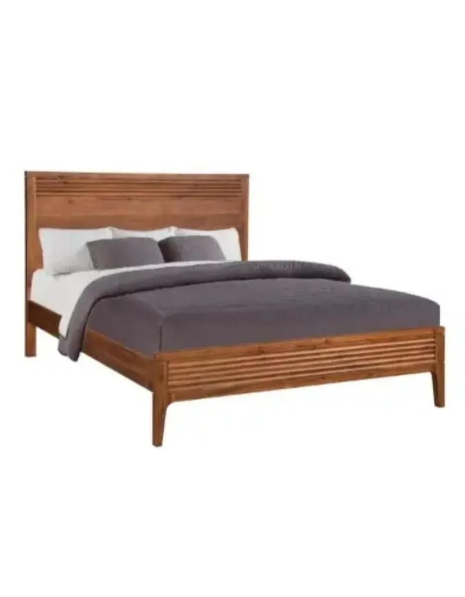 Francesca Walnut Bedframe - Image 2