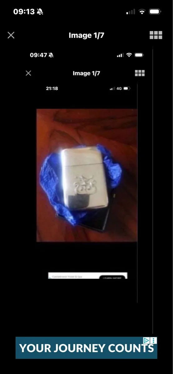 Silver AIB Business Card Holder - Image 1