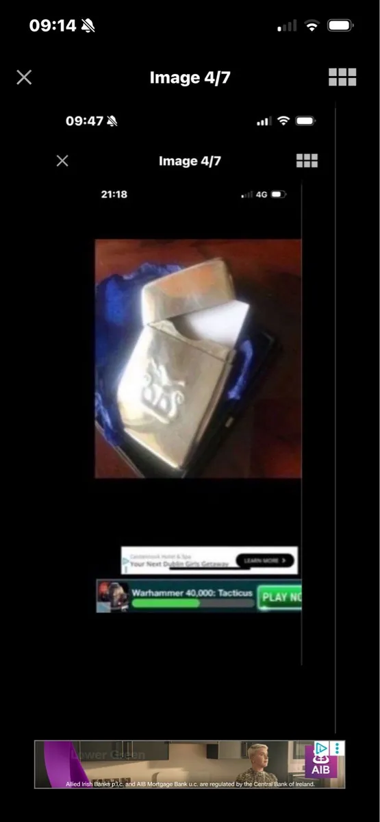 Silver AIB Business Card Holder - Image 3
