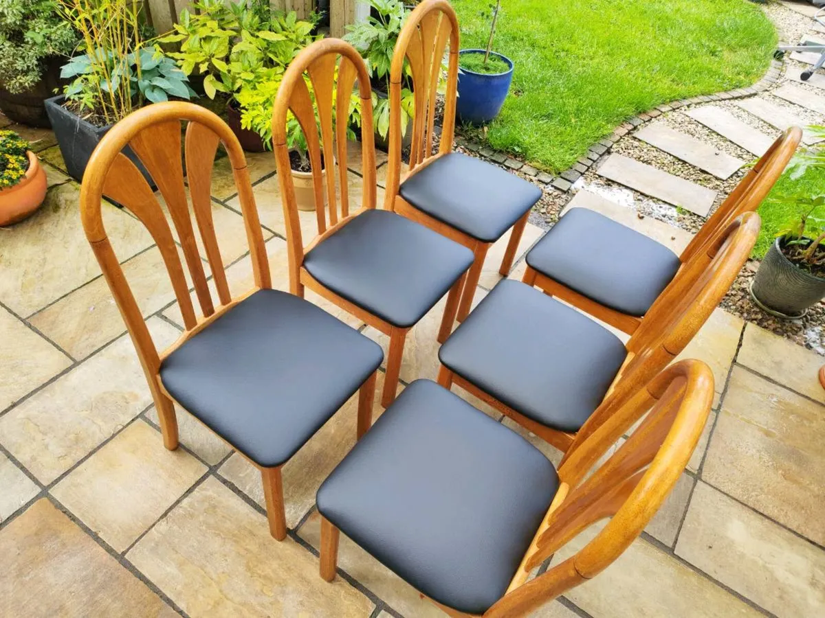 6 kitchen dining chairs - Image 3