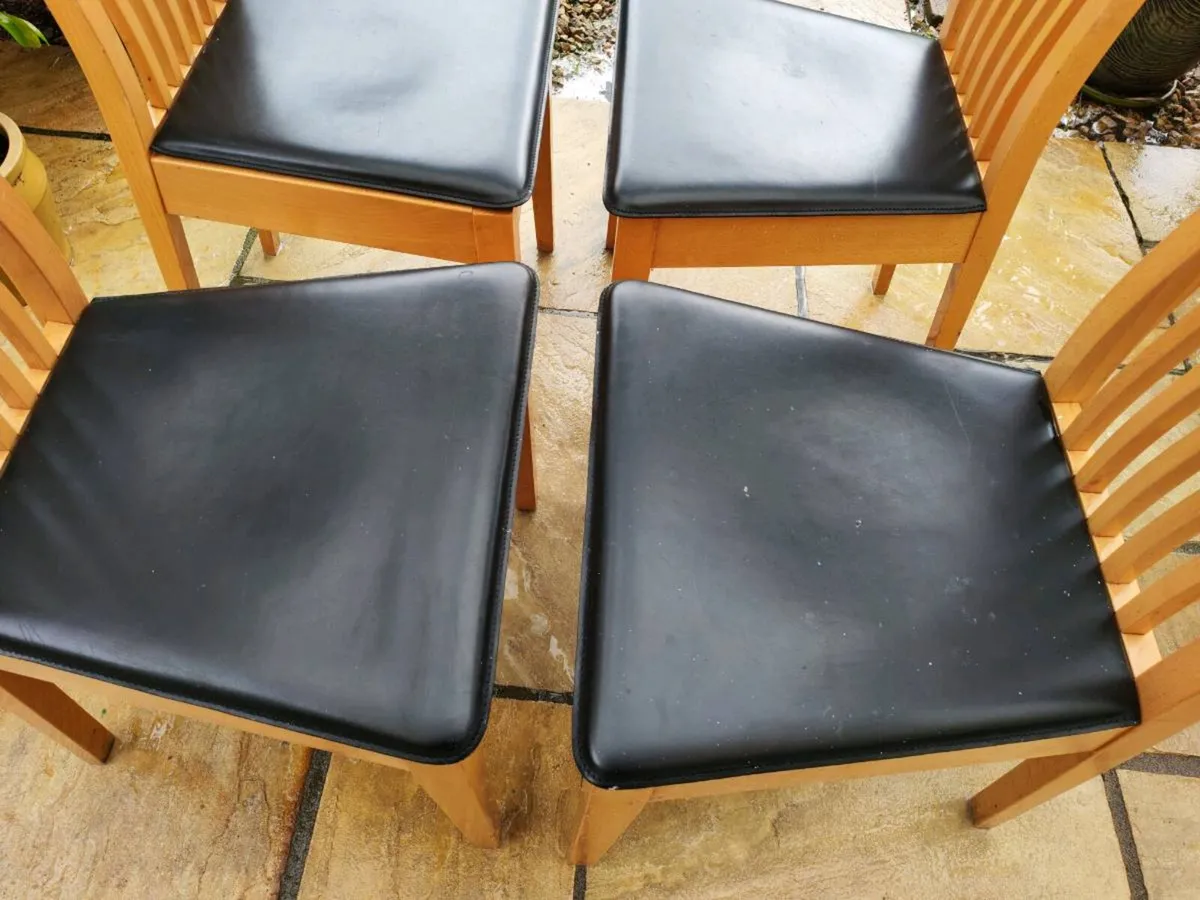 4 kitchen dining chairs - Image 3