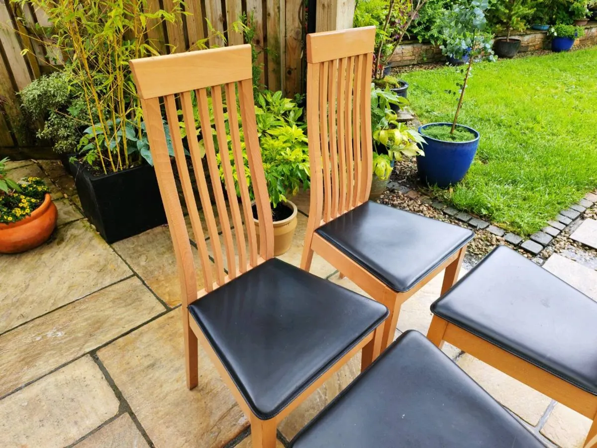 4 kitchen dining chairs - Image 4
