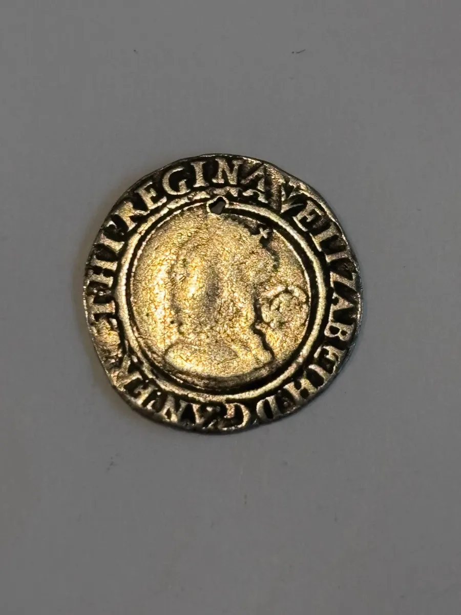 Silver Coin Elizabeth I Sixpence - Image 2